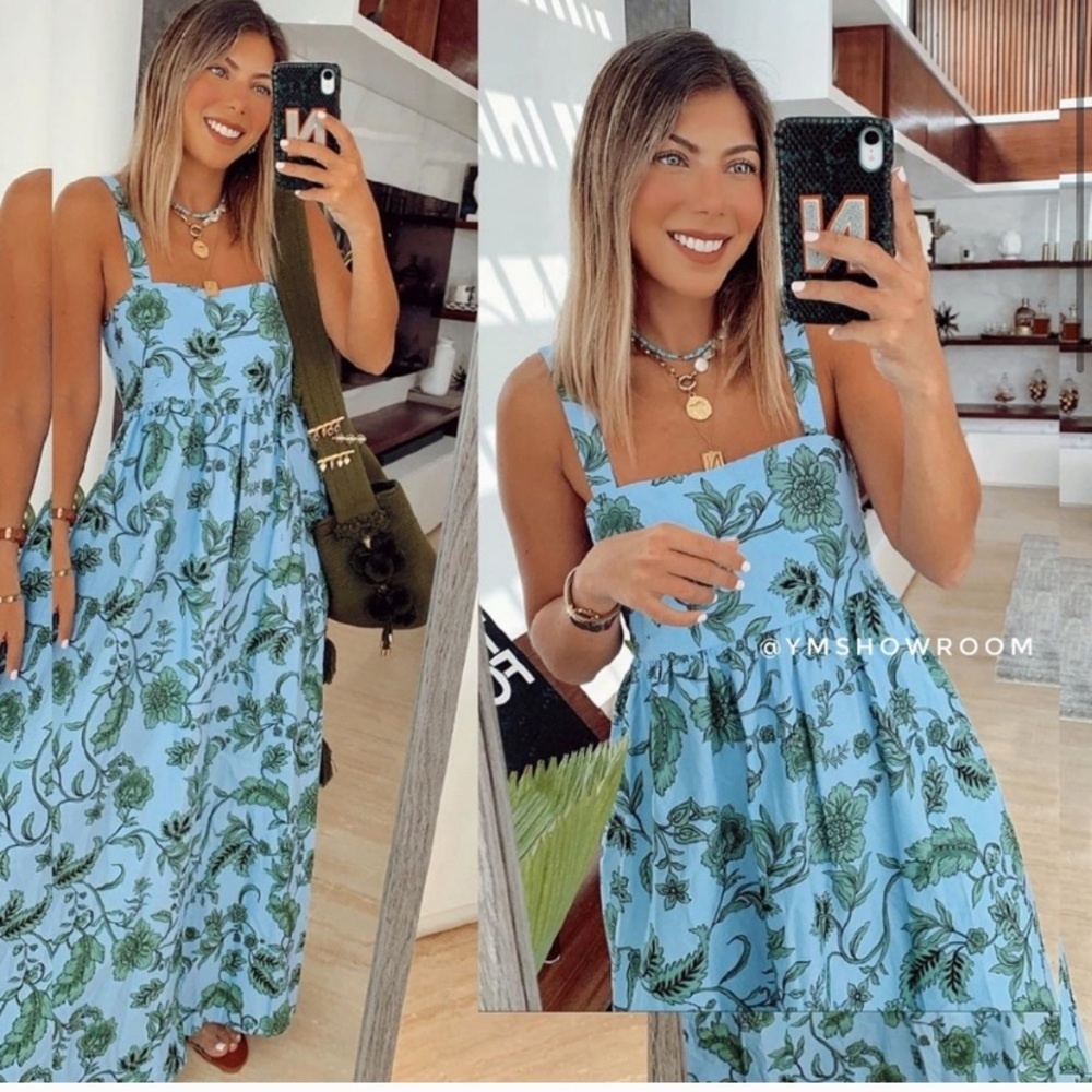 Zara Floral midi dress